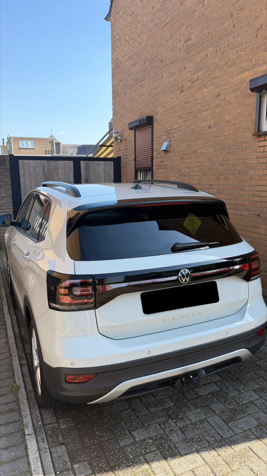 Volkswagen T-Cross rear after full exterior detail