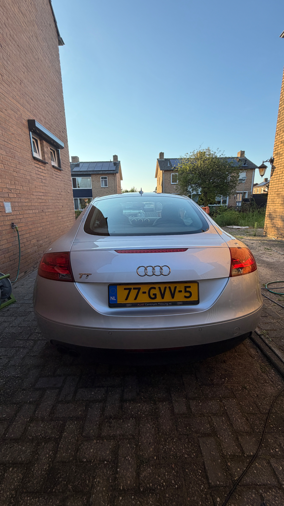 Audi TT rear end after full exterior detail